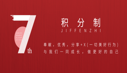 積分制7周年！來(lái)看看有哪些你想要的！
